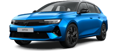 Opel Astra Sports Tourer BEV 54kWh Edition auto leasen - front angle - DirectLease