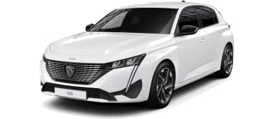 Peugeot 308 e- 156 GT Exclusive leasen - front angle - DirectLease