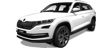 Skoda Kodiaq 2.0 TSI 150kW DSG 4WD Family leasen - front angle - DirectLease