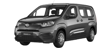 Toyota Proace City Verso LWB 1.5D 96kW  Family leasen - front angle - DirectLease