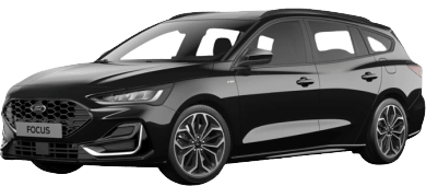 Ford Focus Wagon leasen - front angle - DirectLease