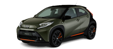 Toyota Aygo X 1.5 VVT-i HEV Envy e-CVT leasen - front angle - DirectLease