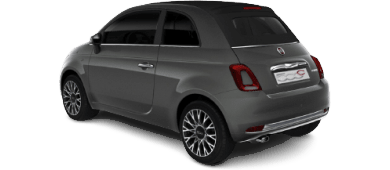 Fiat 500 Cabriolet leasen - rear angle - DirectLease
