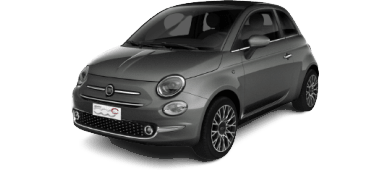 Fiat 500 Cabriolet 1.0 Hybrid  48kW 65ch Icon leasen - front angle - DirectLease