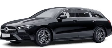 Mercedes-Benz CLA Shooting Brake CLA 250 e Luxury Line leasen - front angle - DirectLease