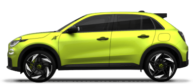 Abarth 600e 54 kWh Scorpionissima leasen - front angle - DirectLease