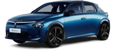 Lancia Ypsilon 1.2 Turbo Hybrid 100pk eDCT  LX (uitlopend) leasen - front angle - DirectLease