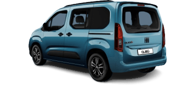 Fiat QUBO L 7 seats leasen - rear angle - DirectLease