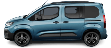 Fiat QUBO L 7 seats leasen - side angle - DirectLease