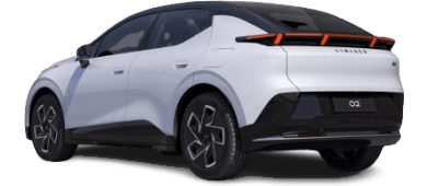 Lynk & Co 02 leasen - rear angle - DirectLease