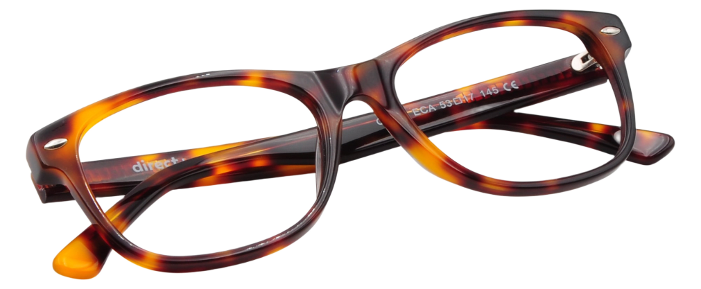 QUAD Ecaille Lunettes de vue Homme de forme Ovale