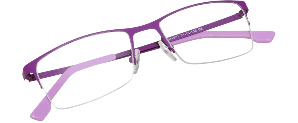 Monture Mat Femme Lunettes Métal En Violet Hélène tQxhCrds