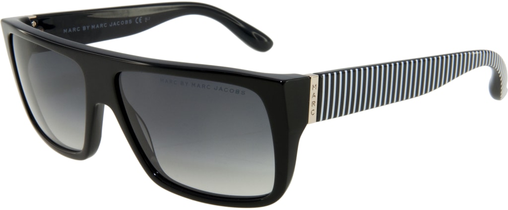 By Noir Jacobs Marc Blanches 096ns Bu8 Monture Rayures kN80PnOwX