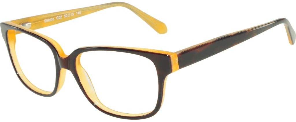 Montura Stiletto Carey Y Amarillo - Gafas mujer