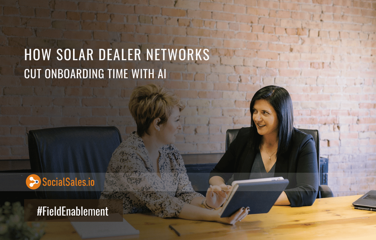 How Solar Dealer Networks Cut Onboarding Time With AI