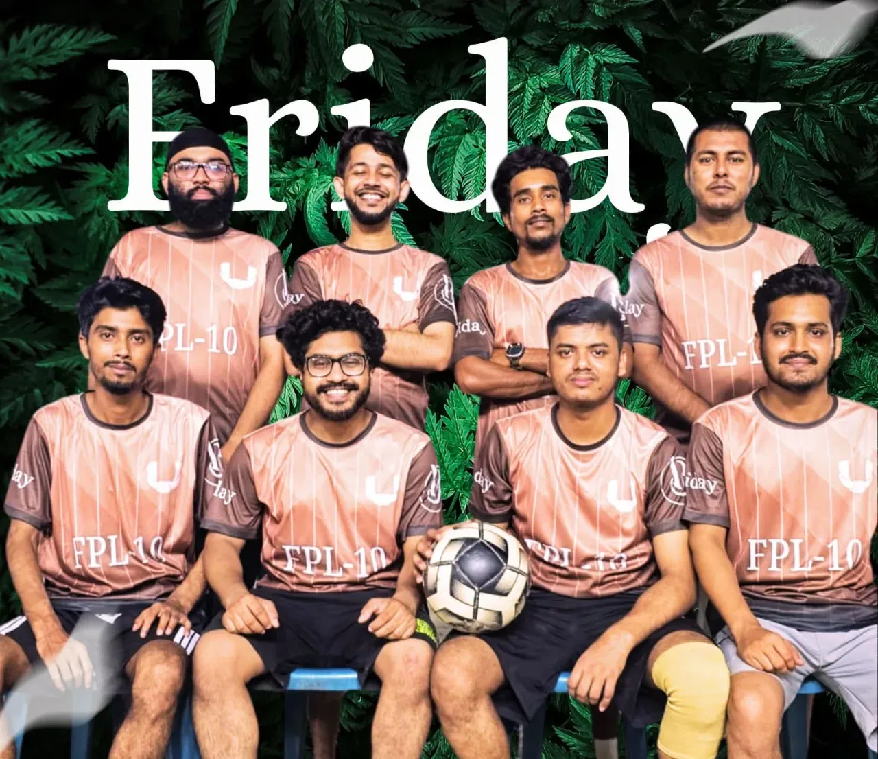 Friends football team