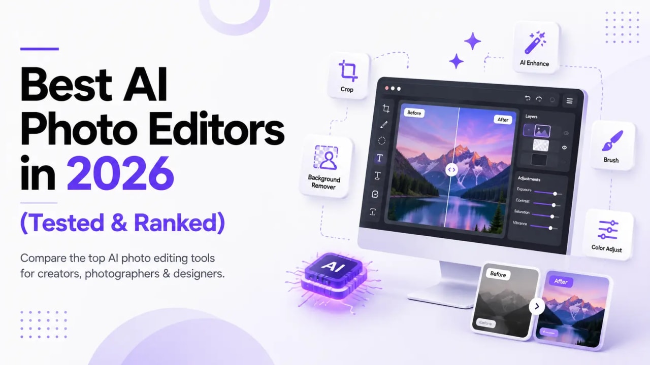 Best AI Photo Editors in 2026 (Tested & Ranked)