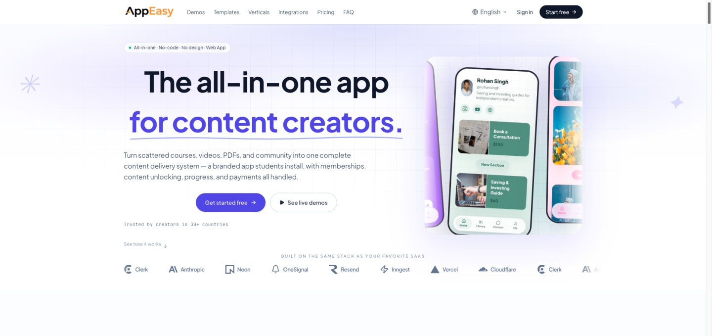 AppEasy screenshot