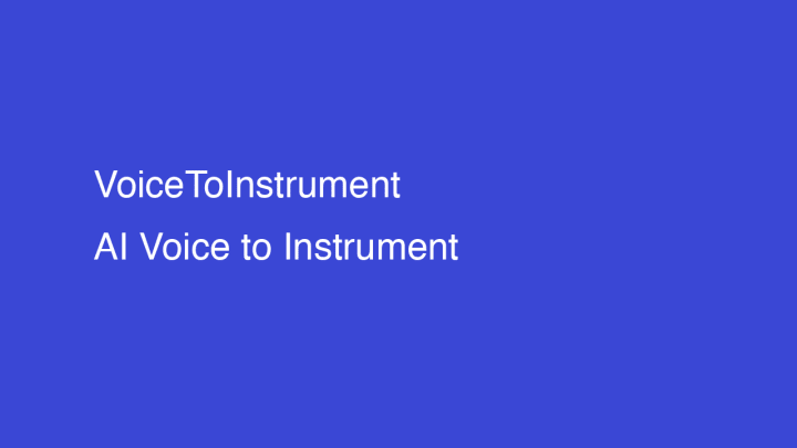VoiceToInstrument screenshot
