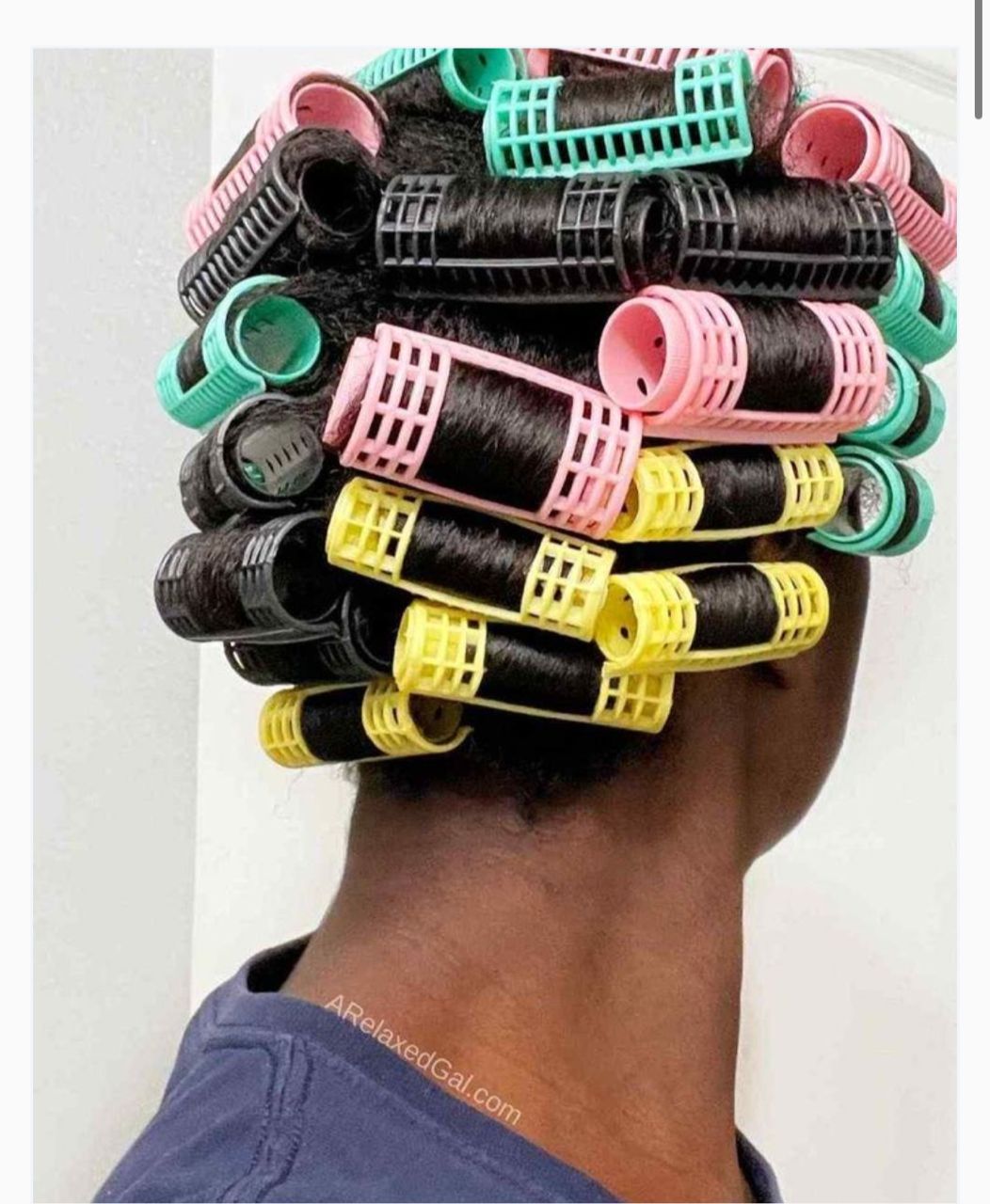 Hair roller packet