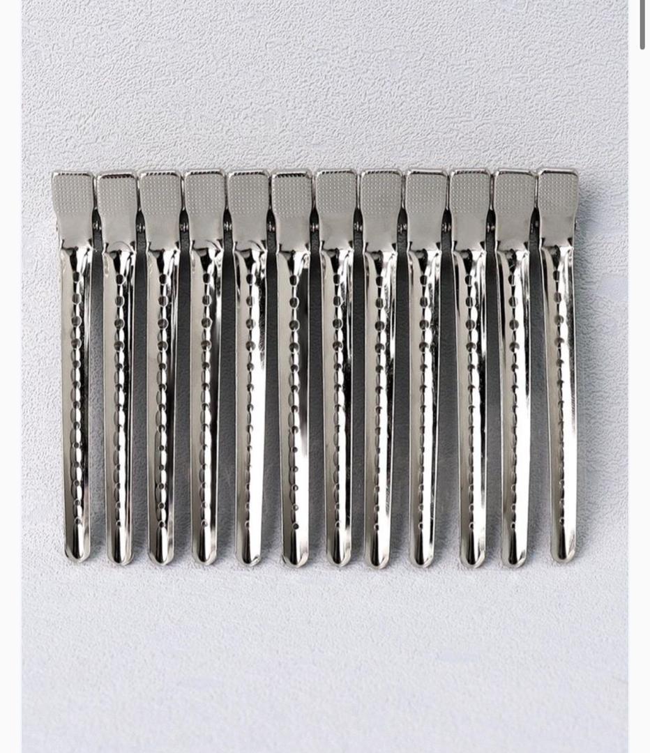 Metallic hair clip 12pcs