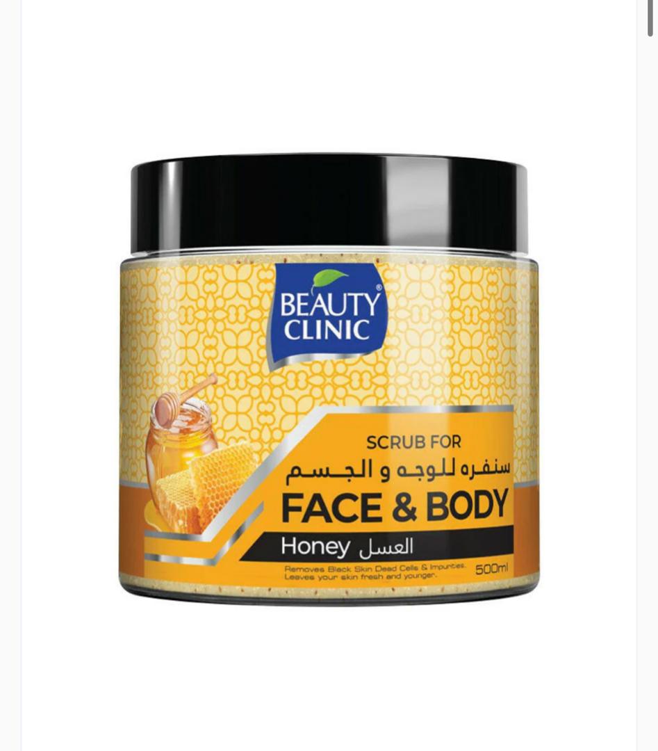 Beauty clinic face and body  scrub
