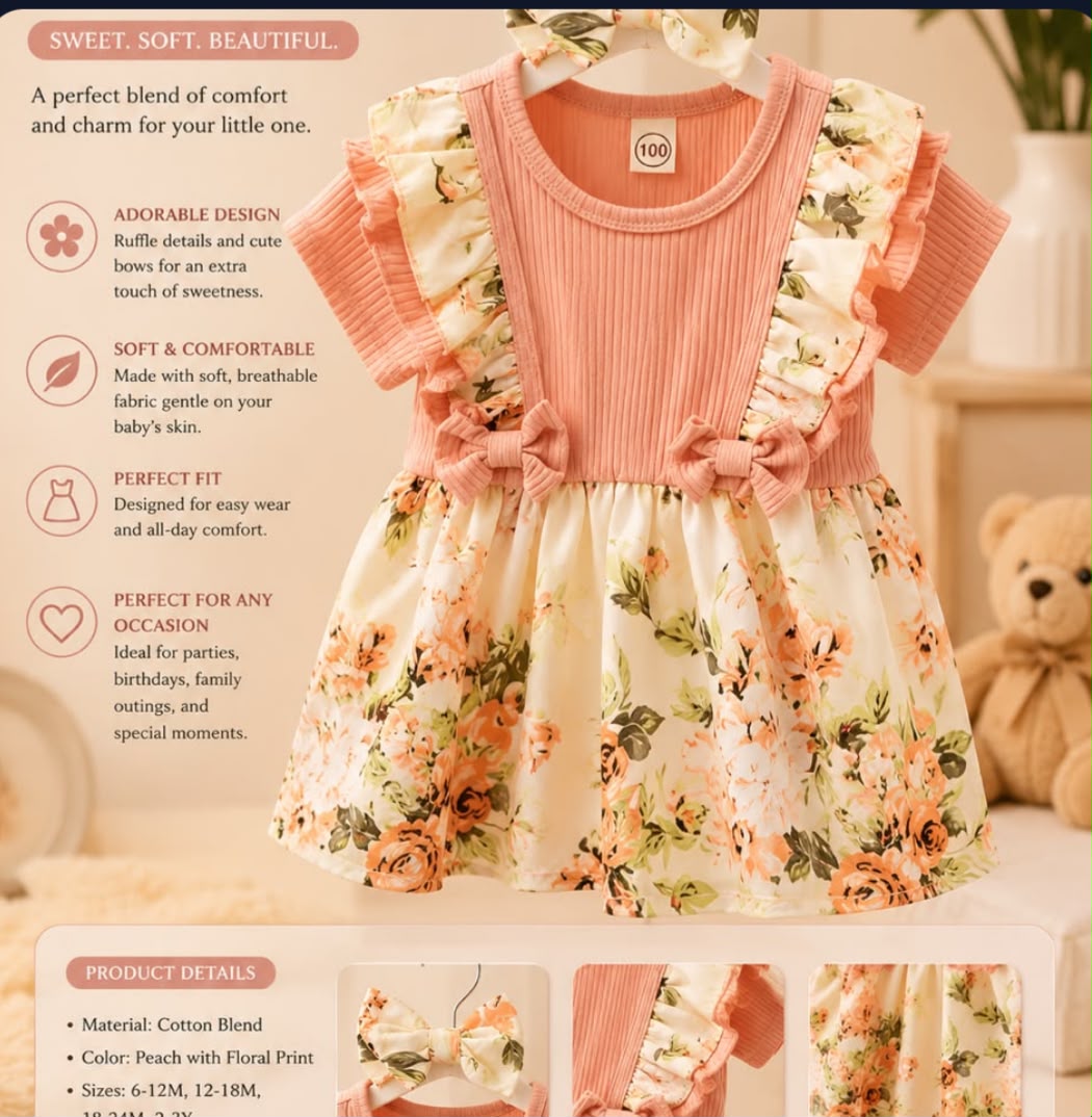 Floral princess dress