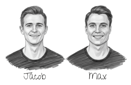The Trinity team — Jacob and Max
