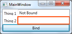 Bind Error