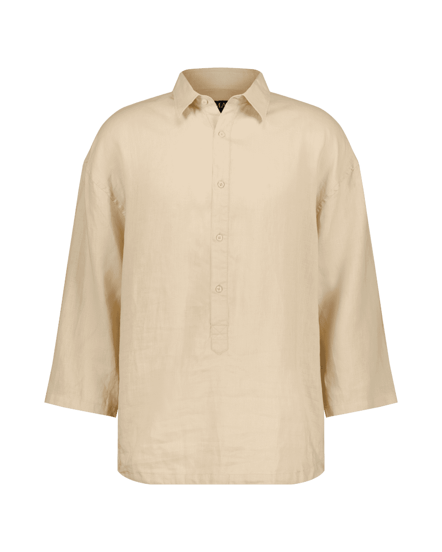 MOJAVE Hybrid-Shirt aus Leinen, Frontansicht