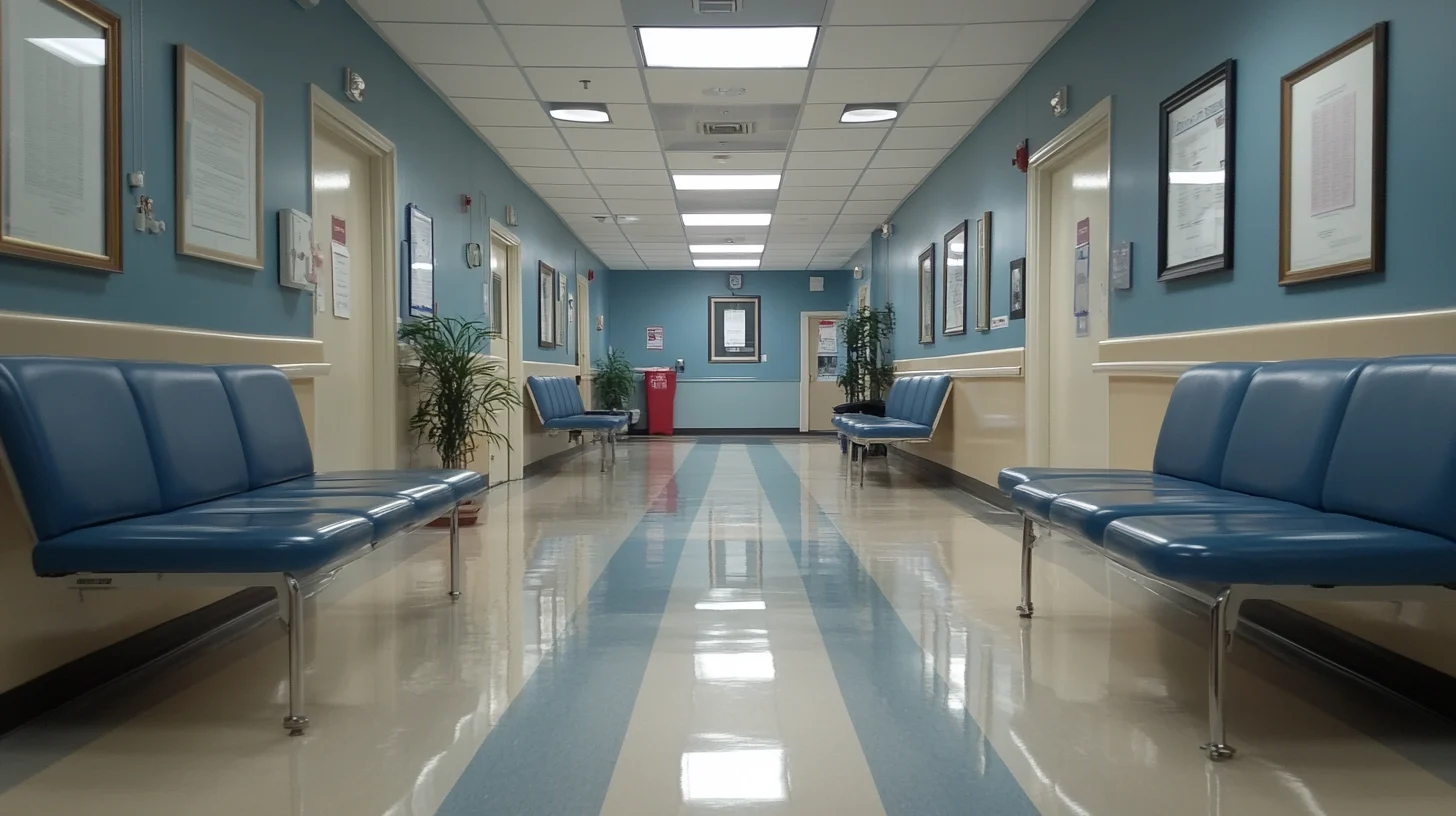 interior clínica médica