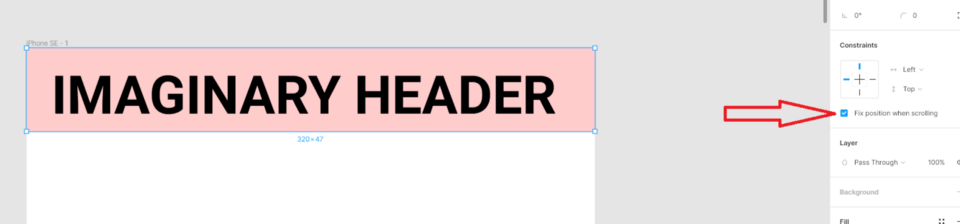 Fix your content on Figma so it scrolls well