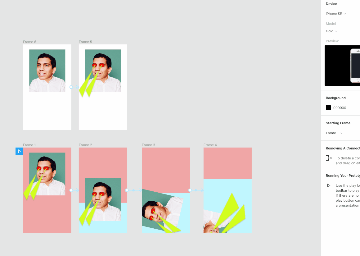 Fix the play button on Figma