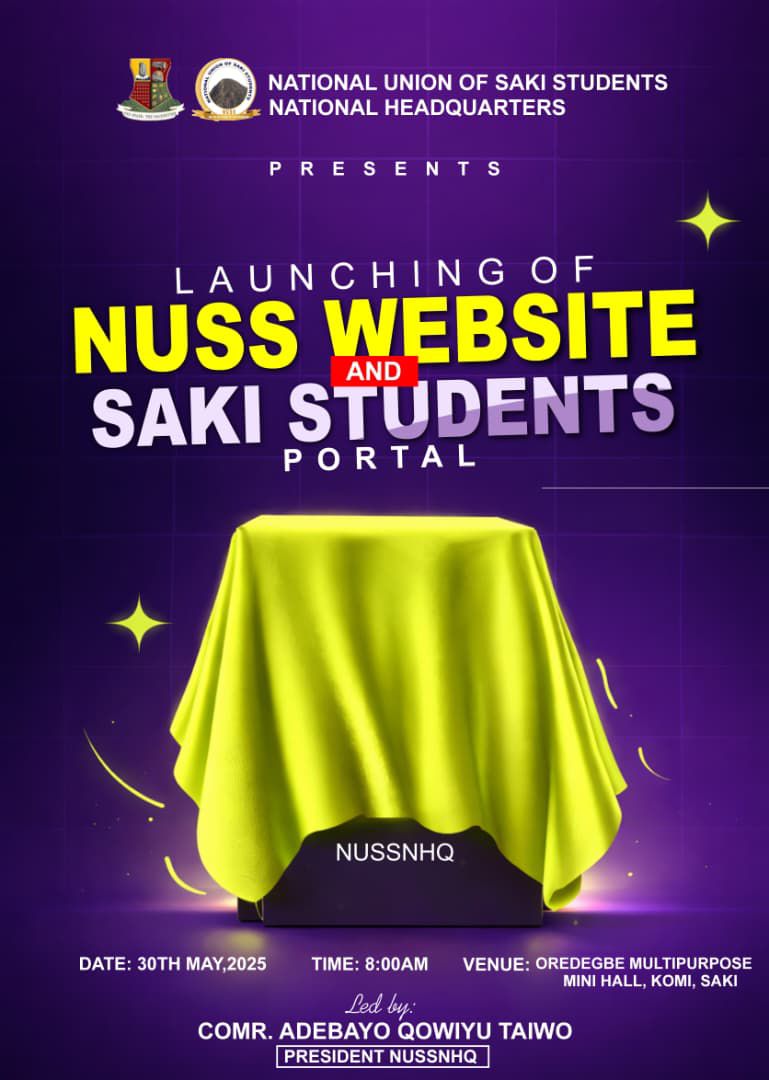 🚀 NUSS WEBSITE & STUDENT PORTAL LAUNCH 🚀