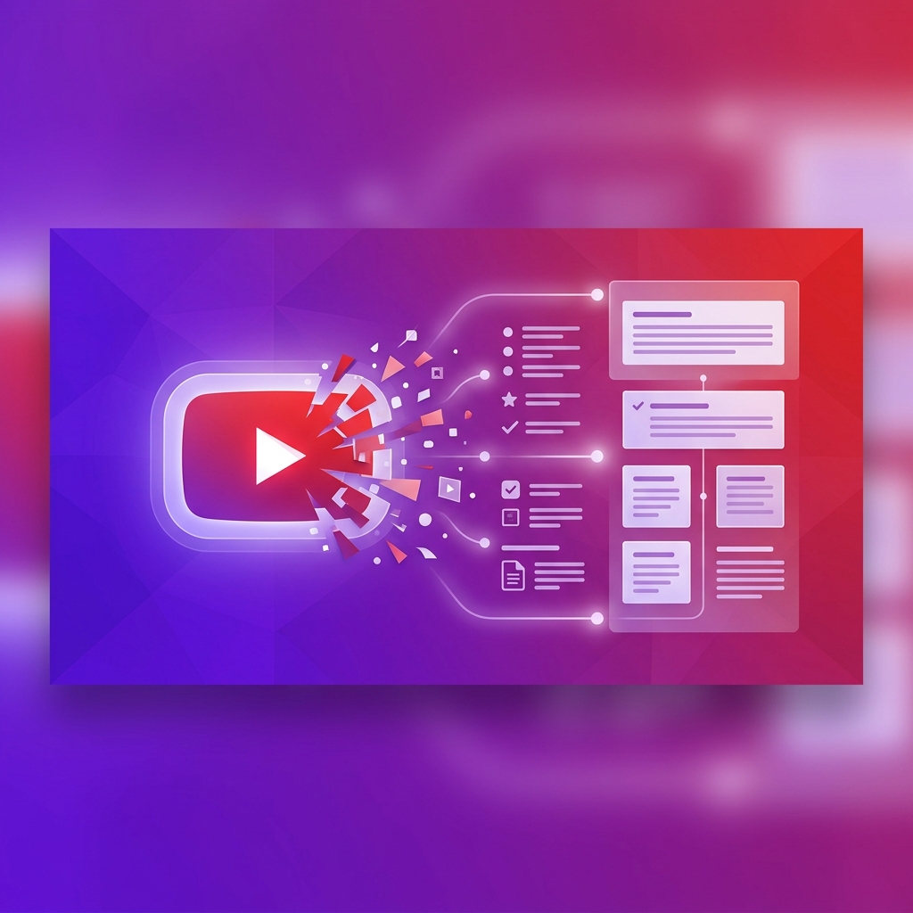 YouTube to Notes: How AI Converts Any Video Into a Study Guide