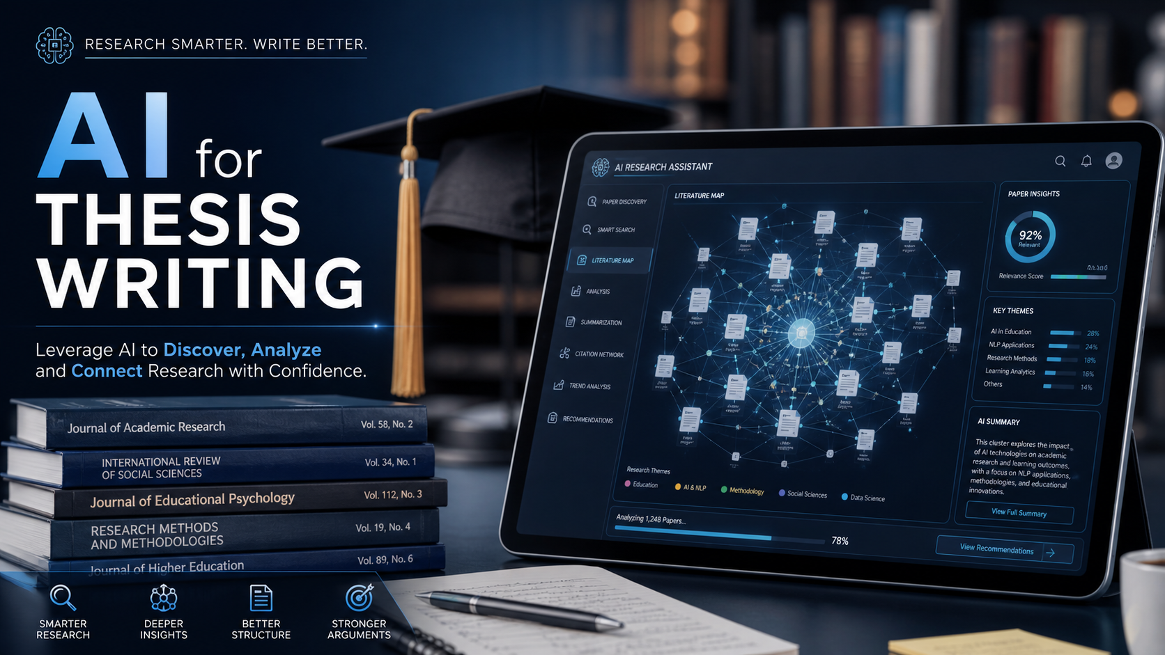 How to Use AI for Thesis Writing and Literature Reviews
