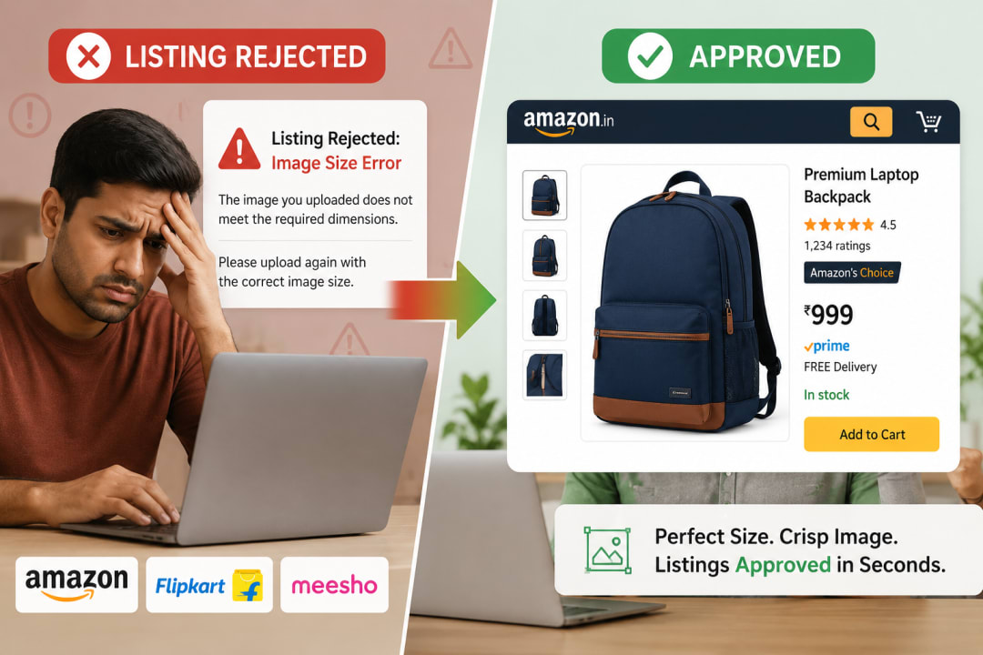 Free Image Resizer for Amazon, Flipkart & Meesho: Get Your Listings Approved in Seconds