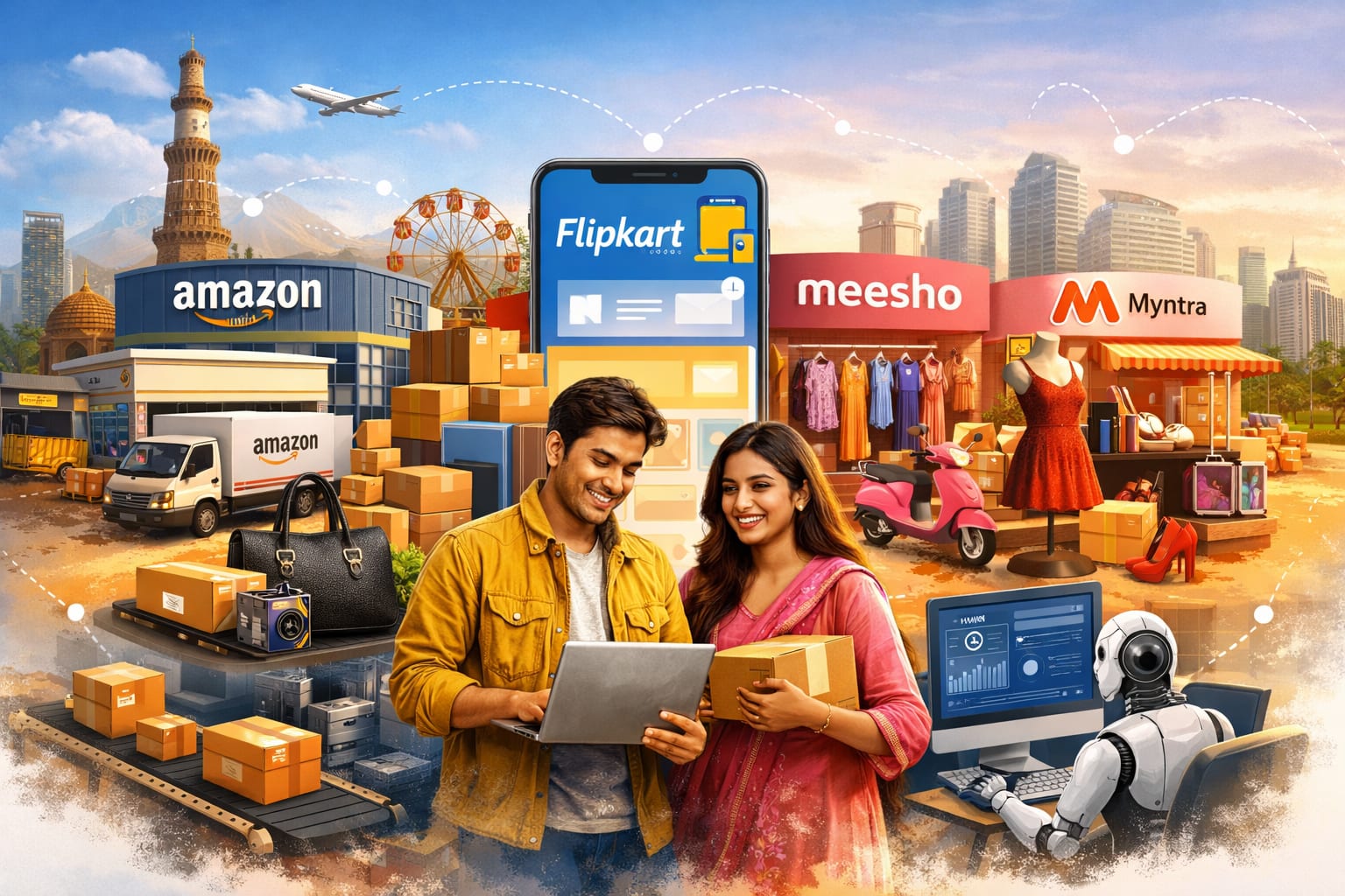 Amazon vs Flipkart vs Meesho vs Myntra: Which Marketplace is Best in 2026?