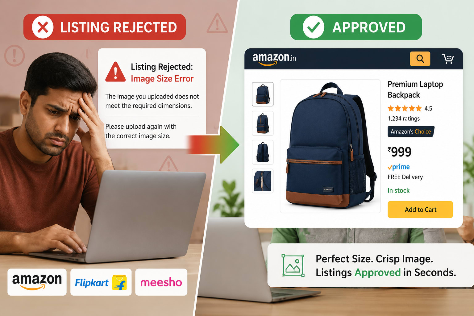 Free Image Resizer for Amazon, Flipkart & Meesho: Get Your Listings Approved in Seconds