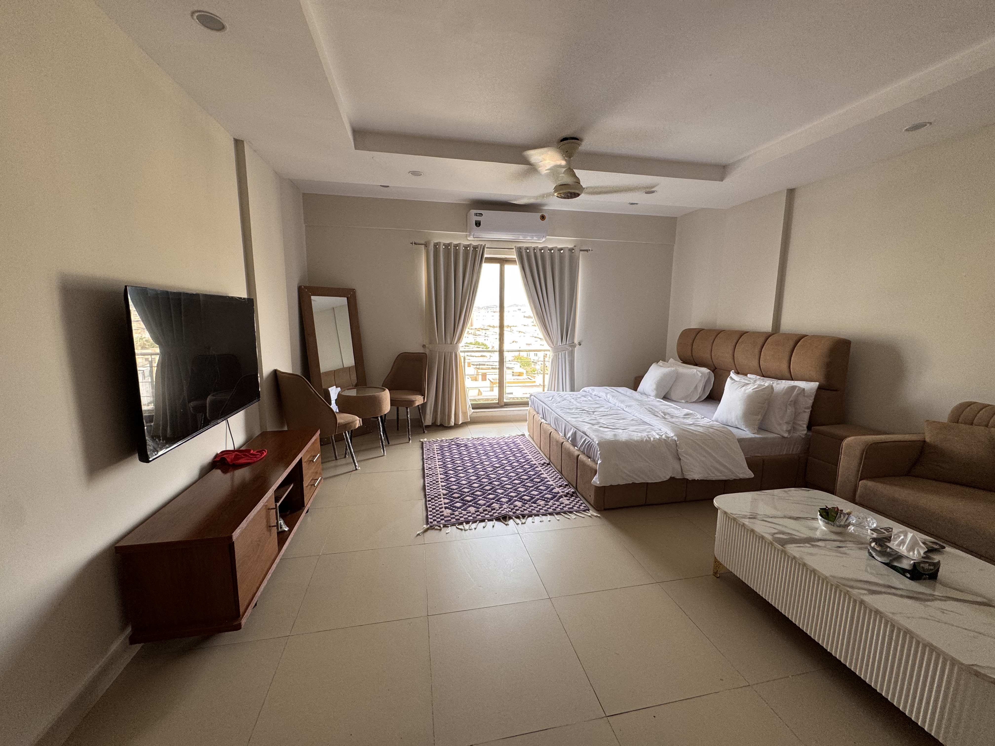 Murree View Furnished Studio Apartment – Book Your Stay with KP Hospitality