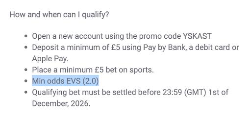 Bet Bonus terms and conditions 4