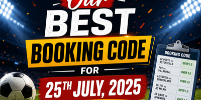 Our Best Booking Code for 25th July, 2025