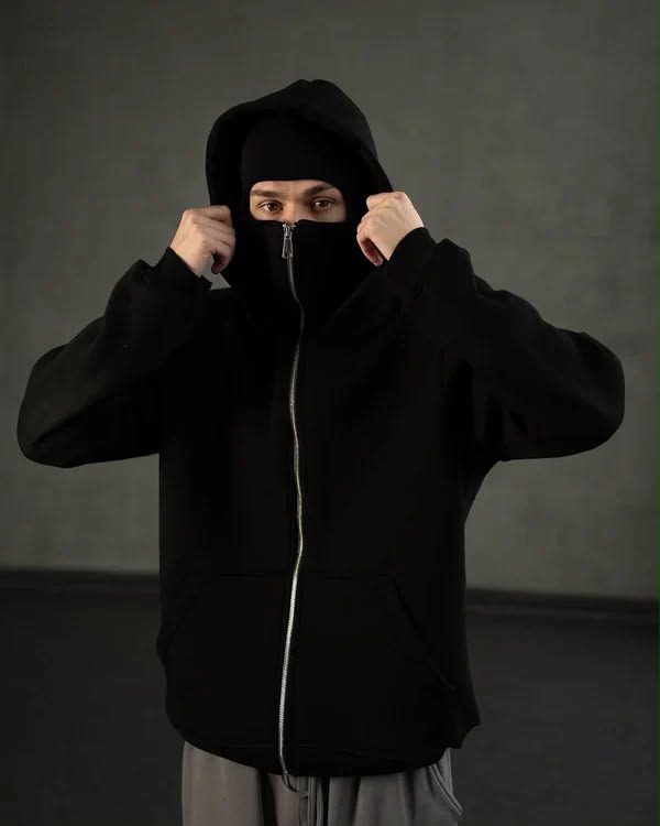 Balaclava Black Hoodie