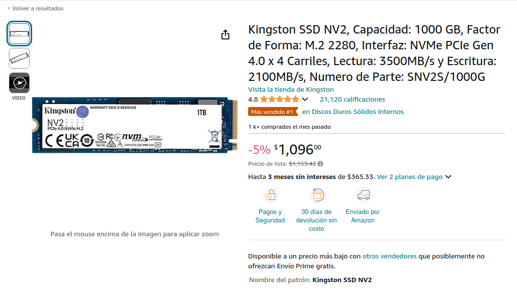 Kingston M.2