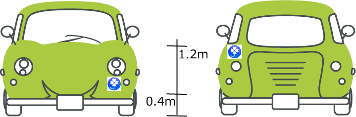 最近はデザインがおしゃれな障害者の車通勤に必要なステッカー