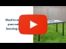 Environments® Outdoor Smooth Top Wicker Table - 21" (Preschool Height)