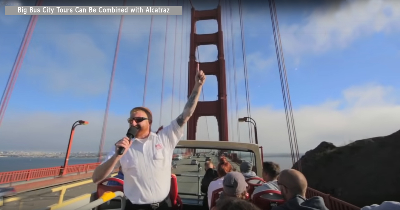 Big Bus Tour over Golden Gate Bridge