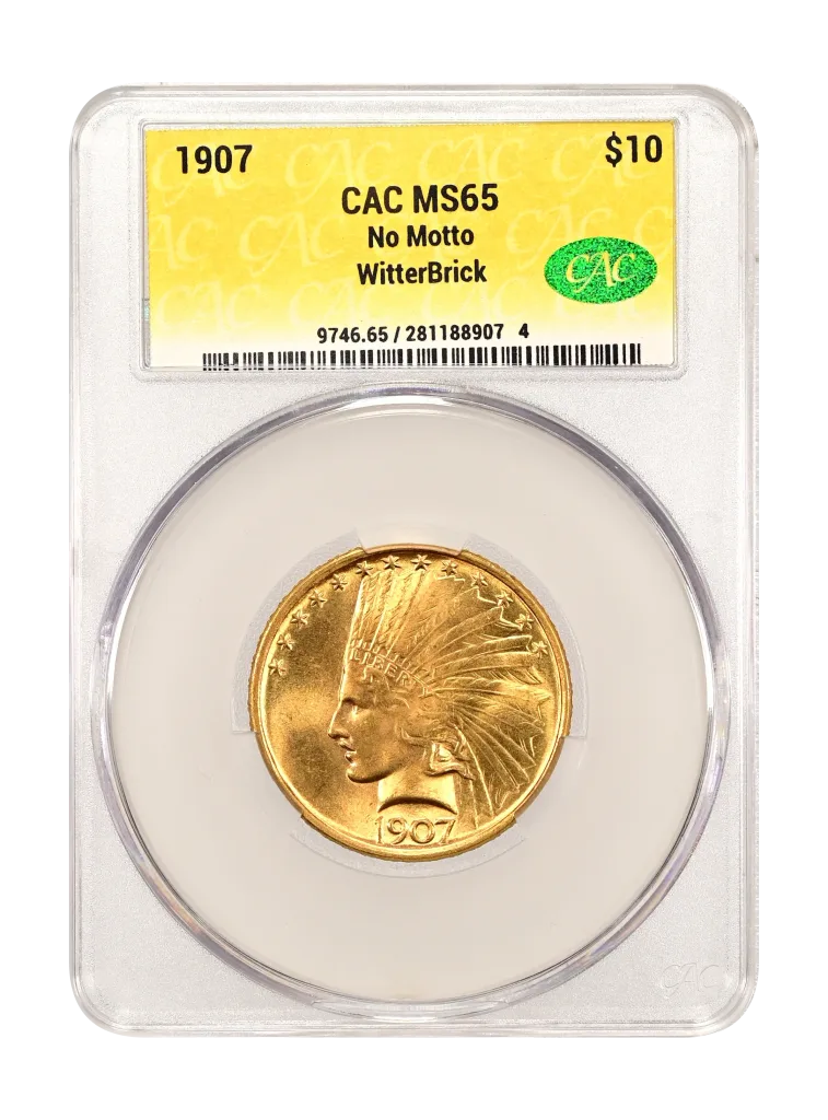 1907 No Motto $10