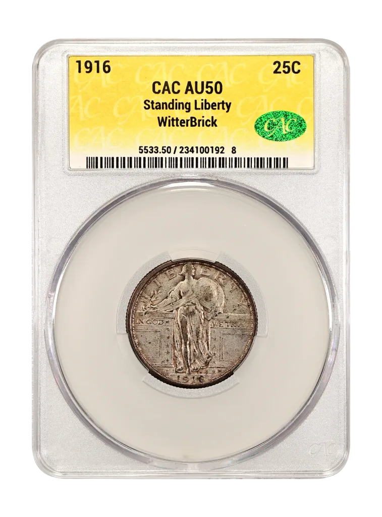 1916 Standing Liberty 25c