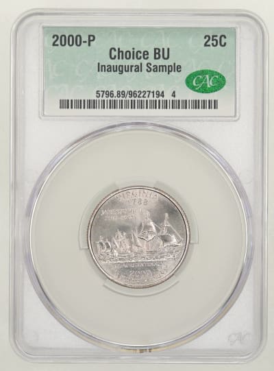 CAC Grading Coin Obverse